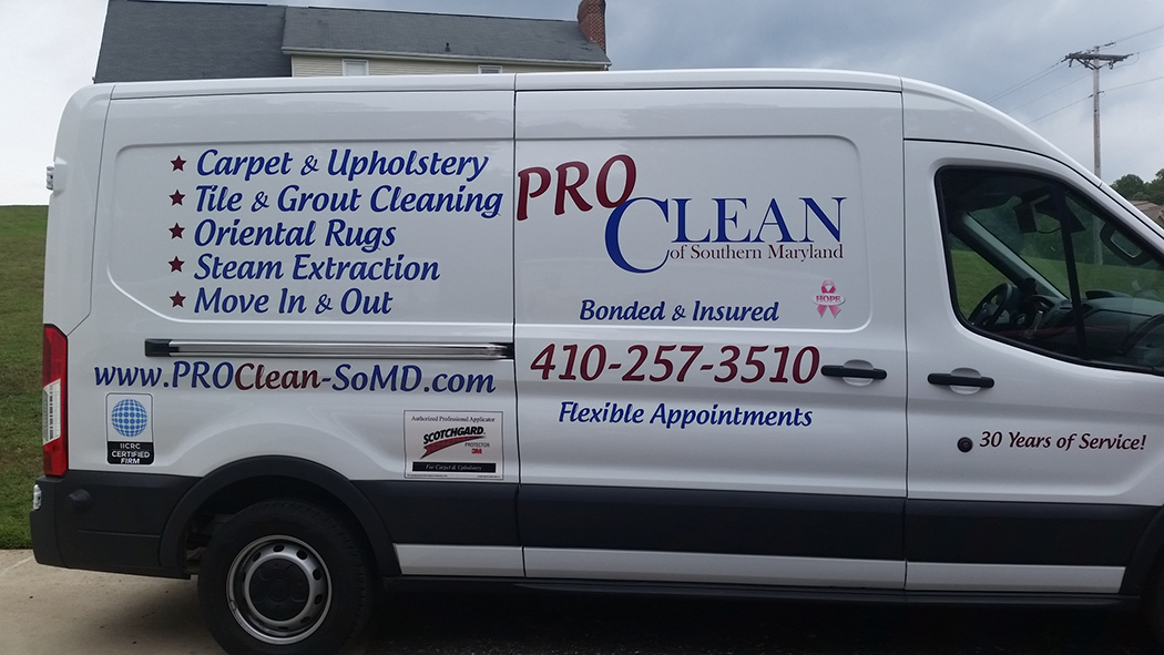 ProClean Of Southern Maryland Van