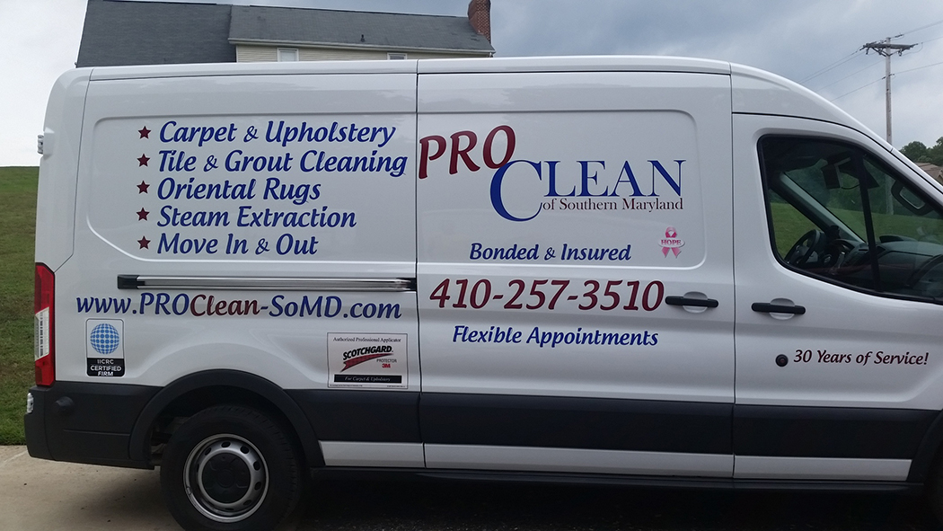 ProClean Of Southern Maryland Van ProClean Of Southern Maryland Van